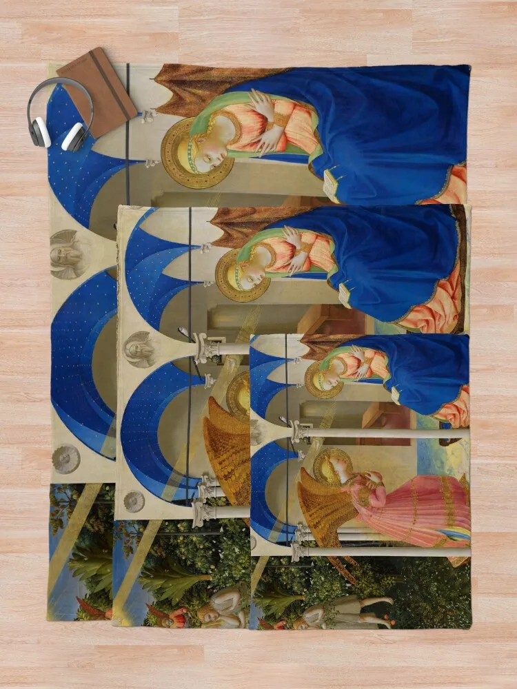 Fra Angelico (Guido di Pietro) Одеяло в клетку на диване Зимние кровати Одеяла