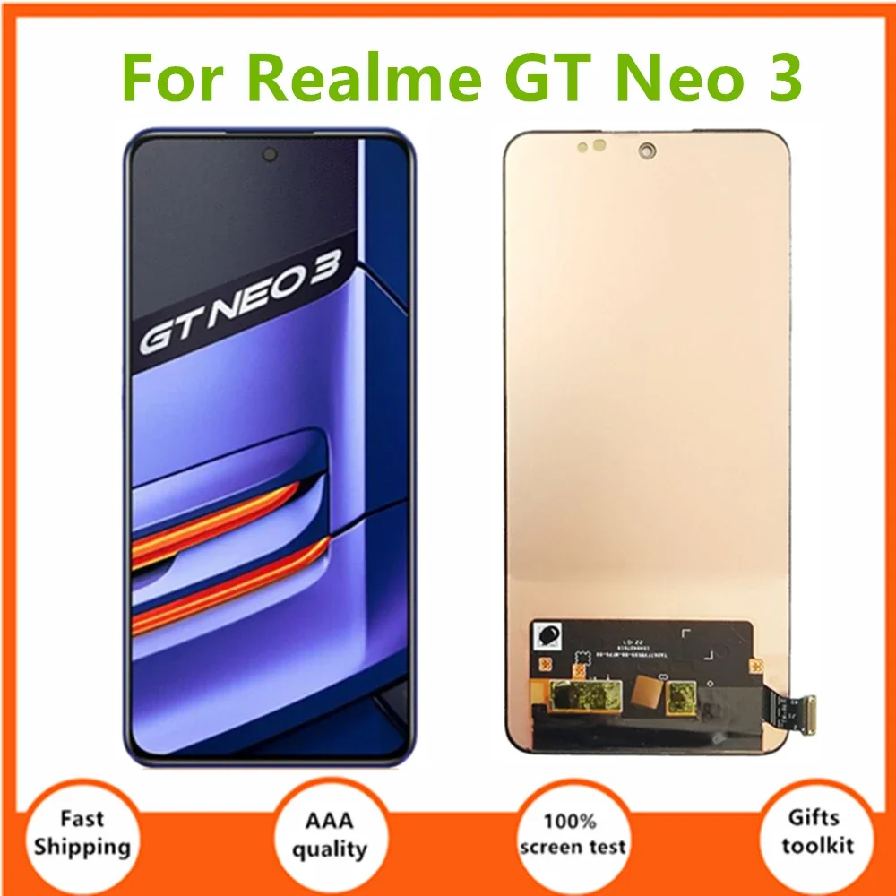 AMOLED GT Neo3 ЖК-дисплей для Realme Neo 3 сенсорный экран 6 7 дюйма RMX3561 RMX3560 в сборе