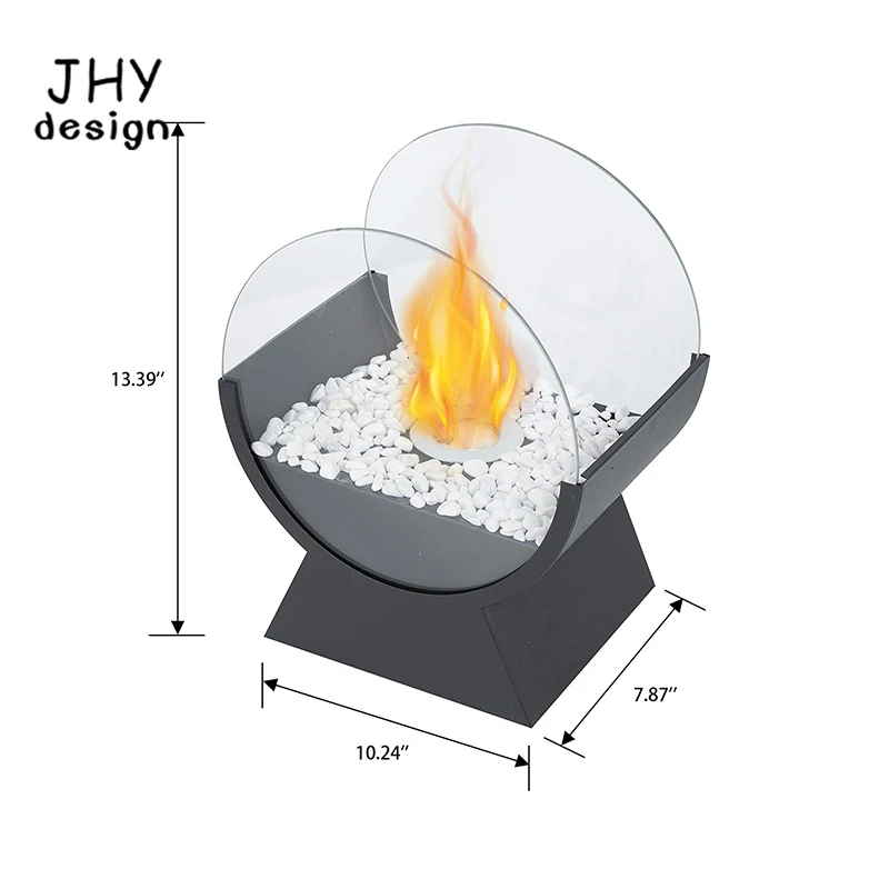 Круглая стеклянная настольная чаша для огня горшок 13 5 дюйма стандартное чистое