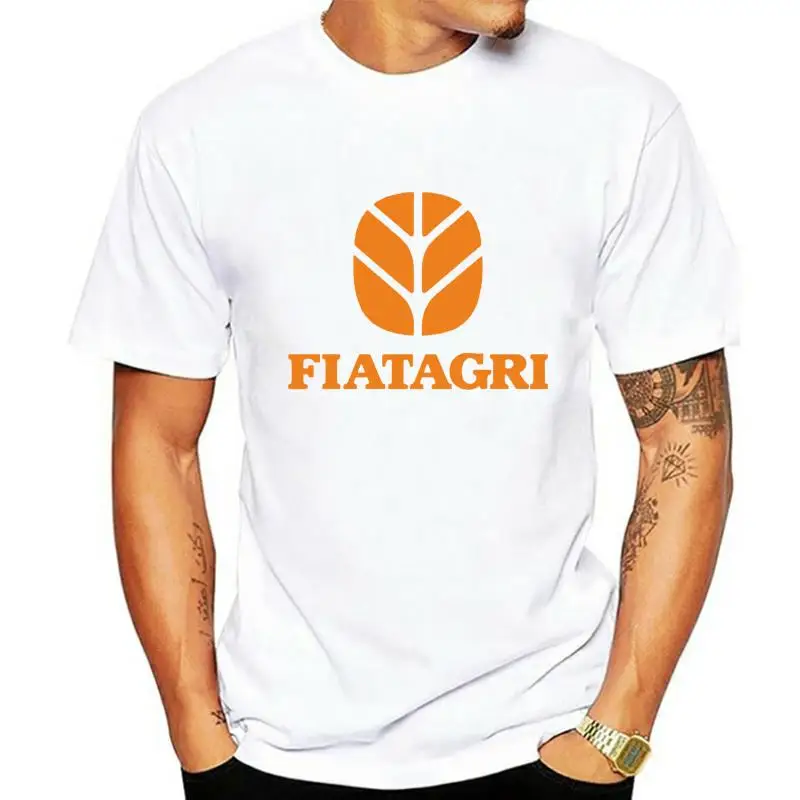 

Модная мужская футболка fiatagro с турботрактором, короткие облегающие Топы