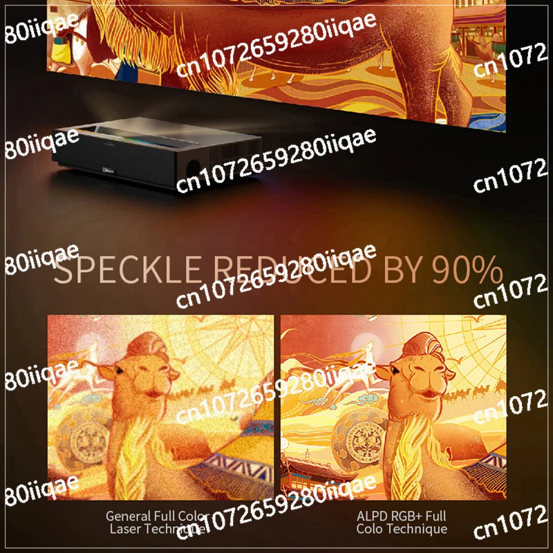 Фото T1 4K Ultra HD проектор 2800ANSI люмен MEMC ALPD RGB Dolby Vision Ультракороткофокусный проектор для домашнего кинотеатра №4