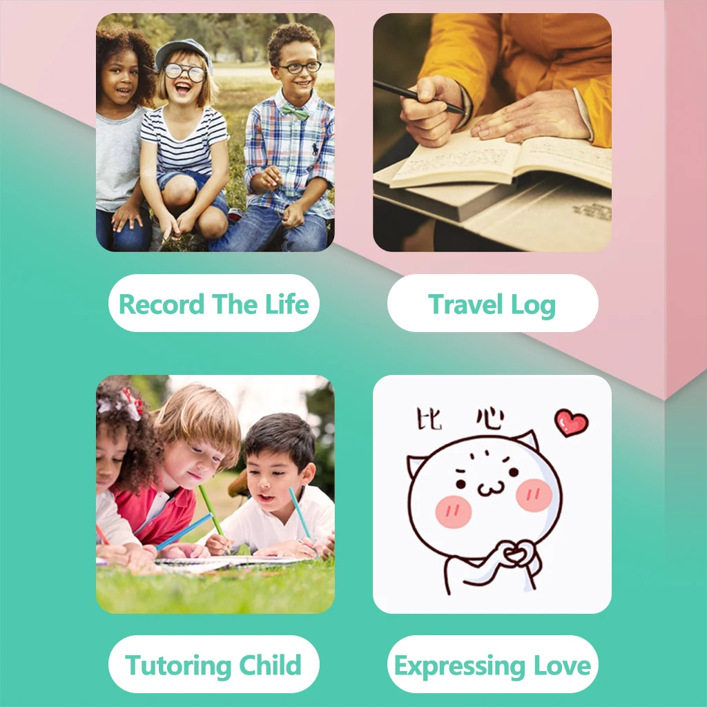 Миниатюрный портативный термопринтер карманный Термопринтер для фото 57 мм