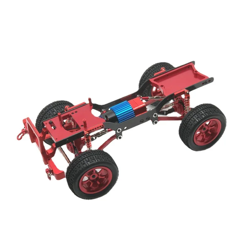 

MN Model 1/12 D90 D91 MN98 99S RC Car Spare Parts Metal Upgrade Modified Frame Red Vehicle Without Electronic Equipment