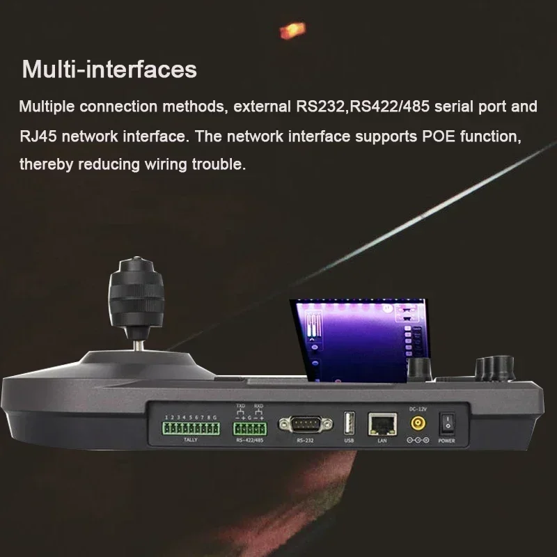 3-дюймовый ЖК-экран 4D-клавиатура NDI IP-джойстик PTZ-контроллер камера для