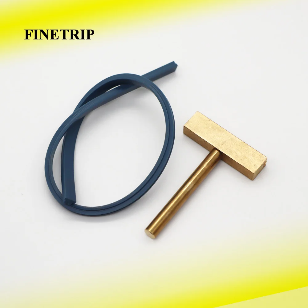 

FINETRIP 30 Вт, 60 Вт, 40 Вт, паяльник с Т-образной головкой, медными Т-образными наконечниками или резиновым кабелем, горячий пресс для ремонта пиксельного гибкого кабеля с ЖК-экраном