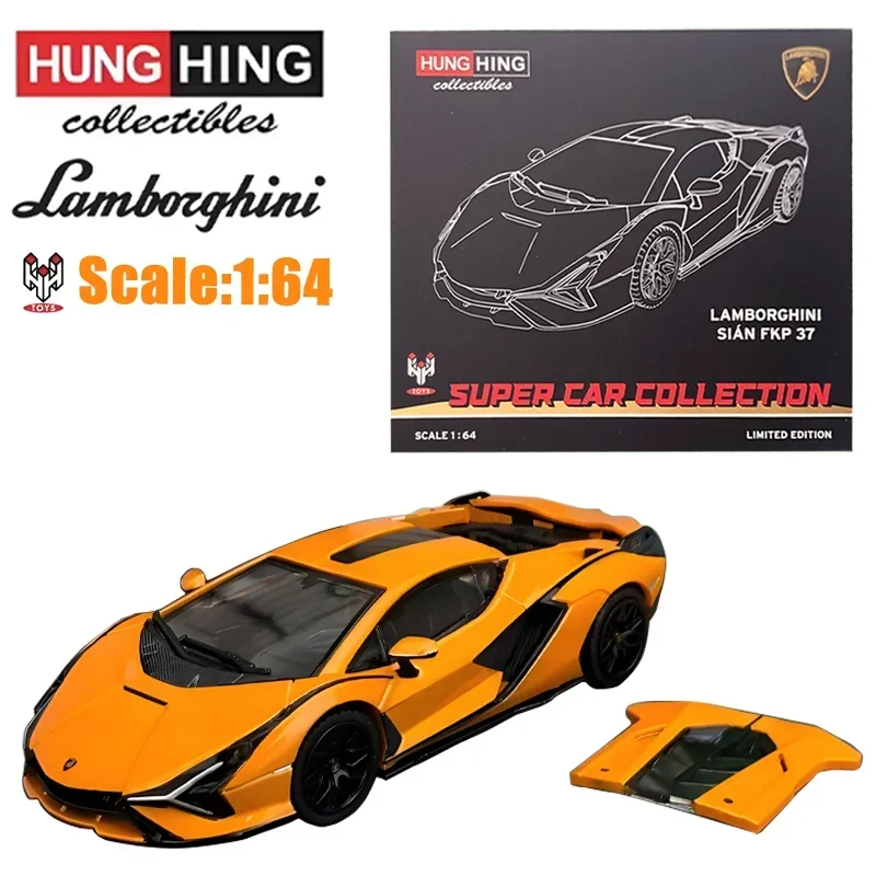 Игрушки HH 1/64 LAMBORGHINI SIAN FKP 37 супер автомобиль COLLEETON ограниченная серия игрушечный