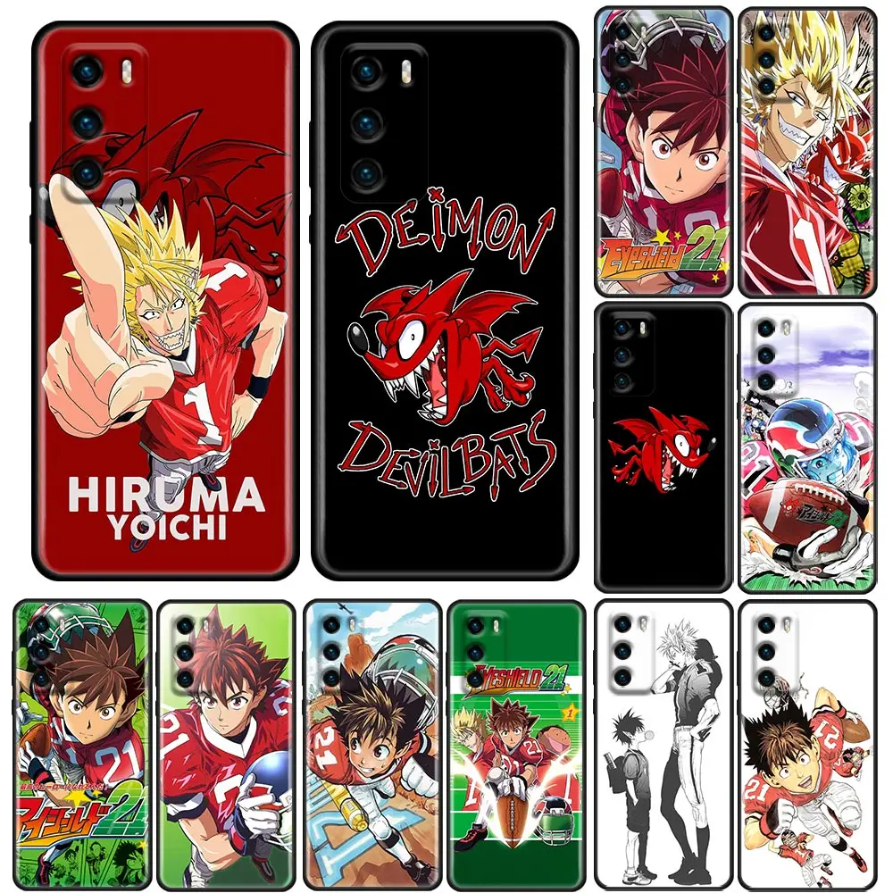 Anime Eyeshield 21 Hiruma Yoichi Devil Bats P30Lite Case For Huawei P30 P40 P10 Lite P20 P50 Pro P Smart Z Silicone Phone Cover