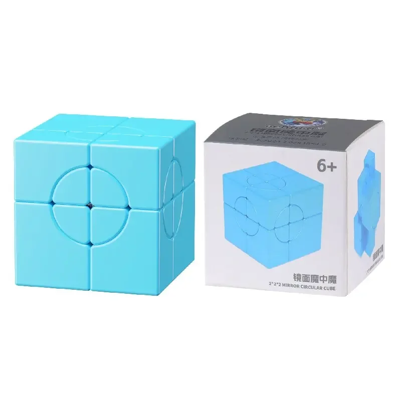 SengSo 2x2x2 Зеркальный круглый магический куб 2x2 ShengShou Профессиональная