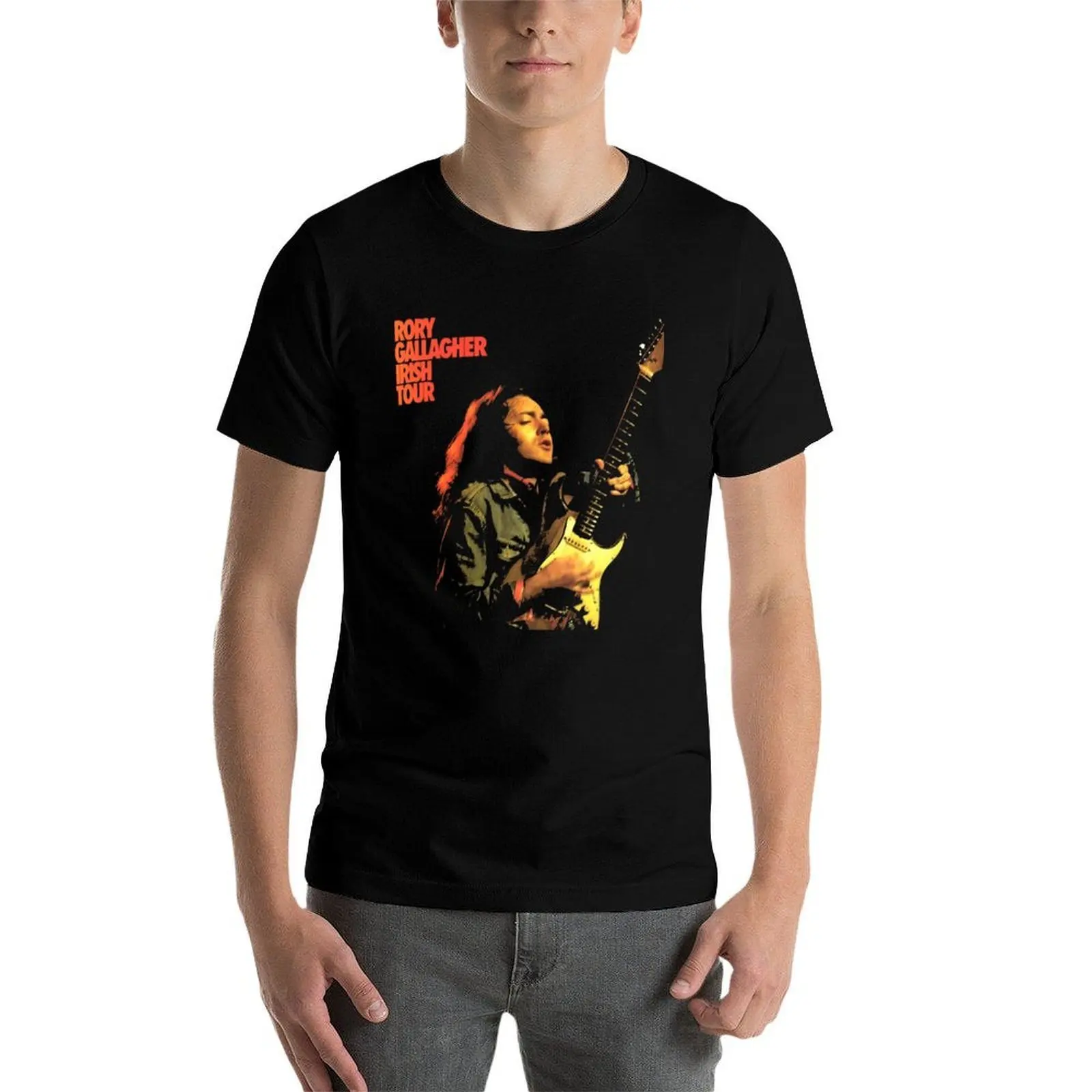 Фото Футболка с графическим принтом Rory Gallagher Irish Tour, летняя футболка с короткими рукавами и принтом №3