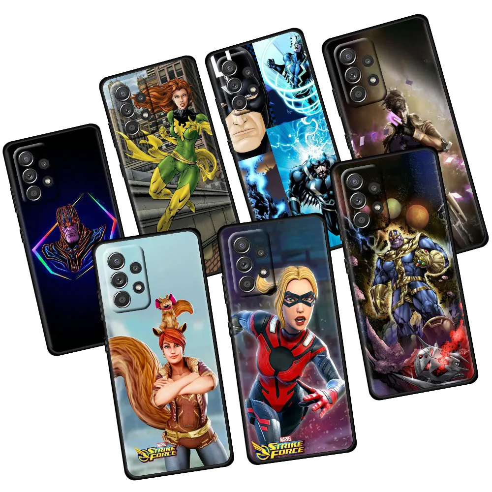 

Strike Force Celular Case Funda for Samsung Galaxy A02s A71 A12 A21s A51 A31 A03s A03Core A01 A41 A91 5G 4G A02 Back Silicone