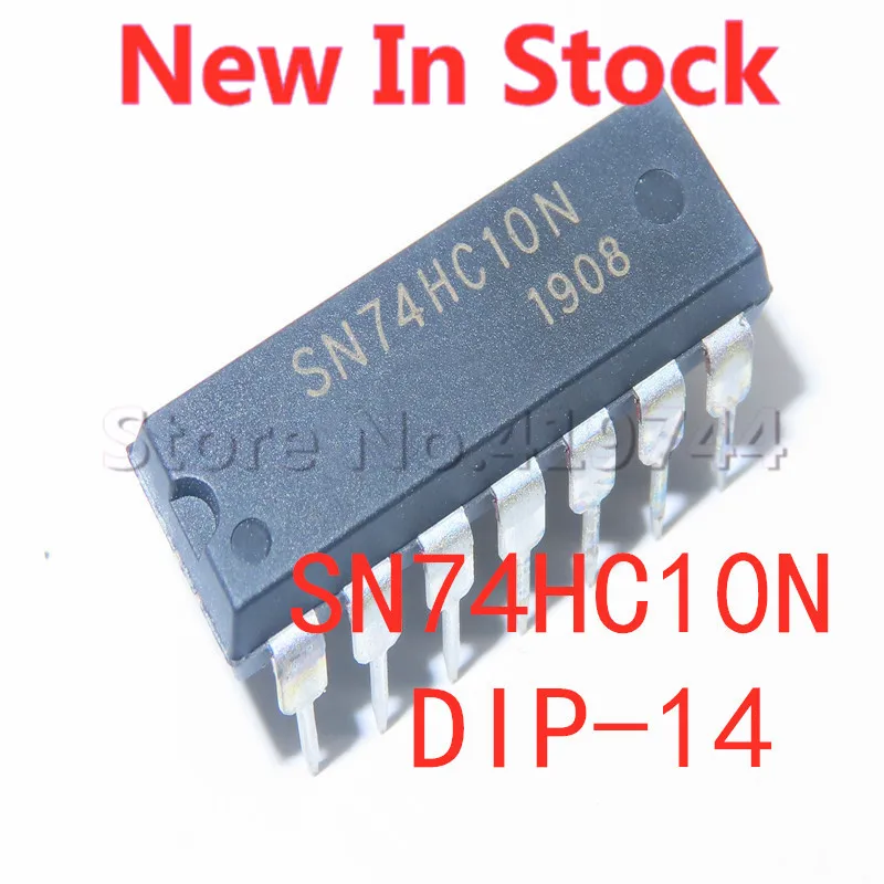 

5PCS/LOT SN74HC10N HD74HC10P 74HC10 DIP-14 Triple 3 input positive In Stock NEW original IC