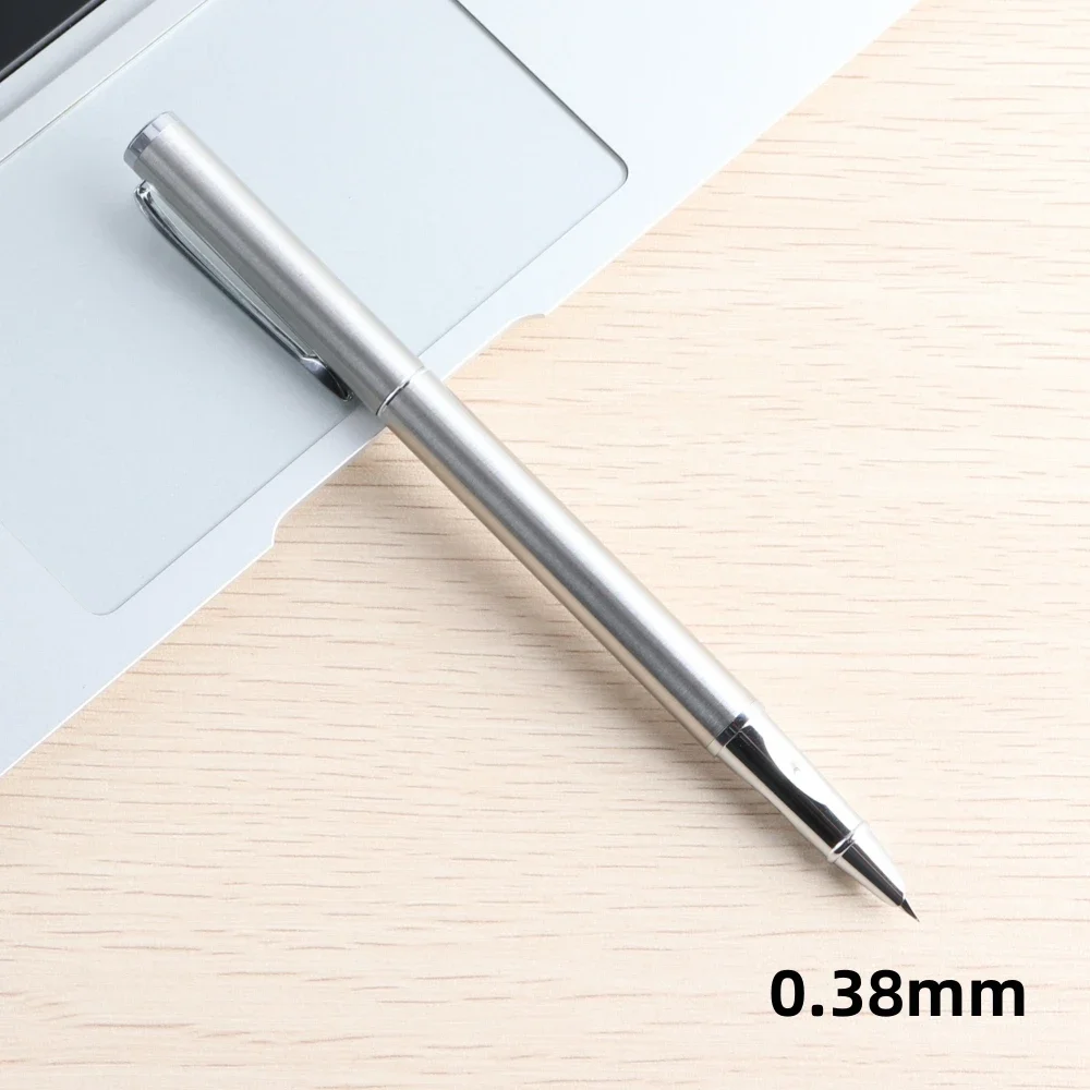 

Роскошная металлическая перьевая ручка 0,38/0,8/1,3 мм, изогнутый наконечник, студенческая ручка для письма, школьные художественные упражнения, фирменные принадлежности, офисные канцелярские принадлежности