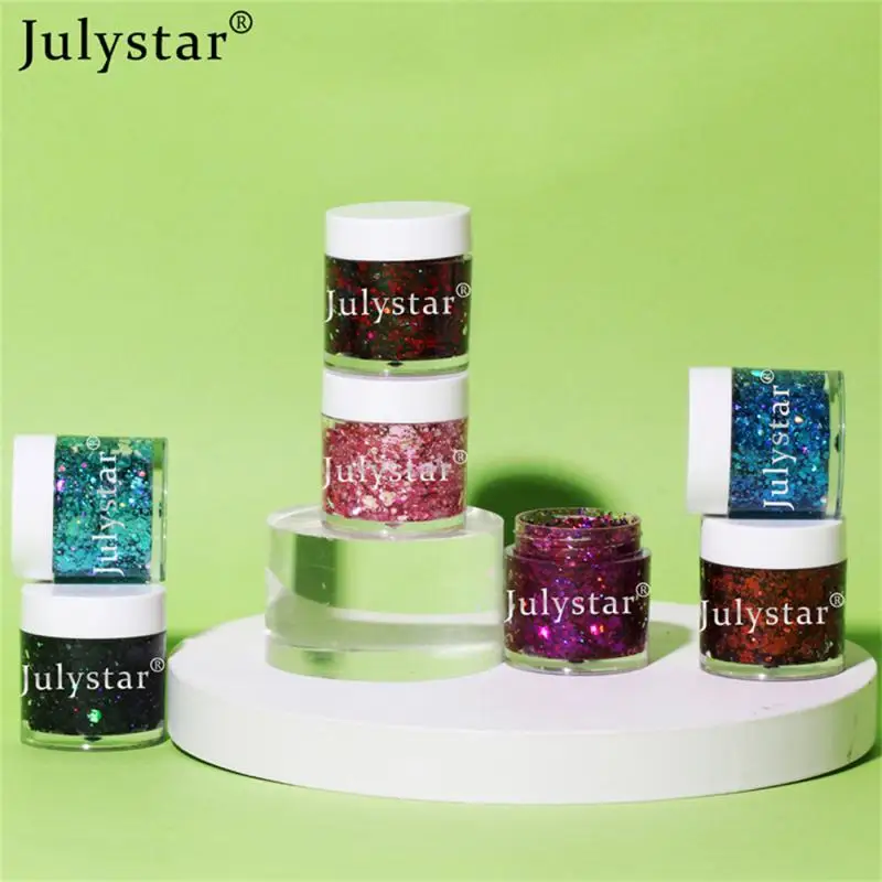 

Glitter Shiny Eyeshadow Festival Party Makeup Colorful Sequins Gel Liquid Eye Shadow Shimmer Shiny Sequins 10pcs Set Cosmetics