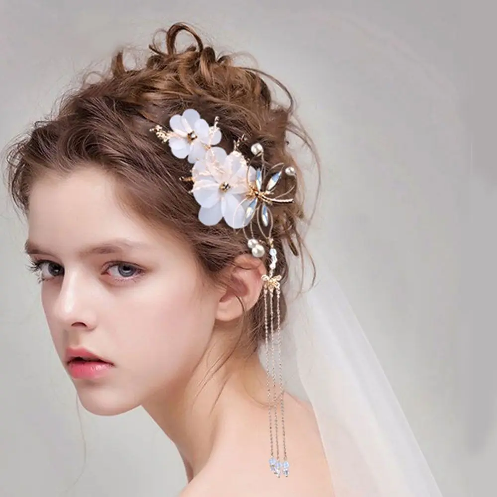 

Головной убор с длинной кисточкой и стрекозой Инструменты для укладки аксессуары для укладки волос Модные аксессуары ювелирные изделия заколка для волос