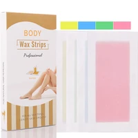10pcs disposable depilatory wax paper non woven double sided body wax strips for face legs underarms armpit 18 x 9cmn