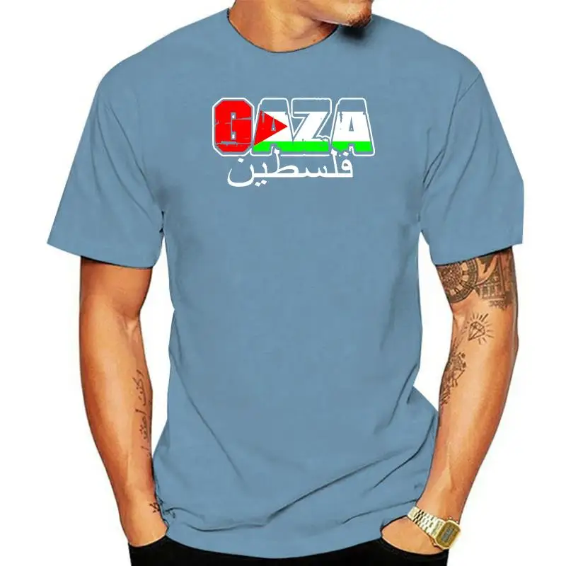 

Футболка для Газы, Палестина, Мужская футболка с круглым вырезом и графическим дизайном на заказ, веселые летние мужские футболки, Новинка