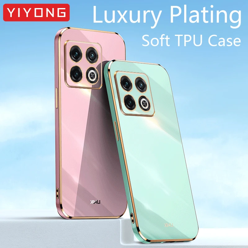 OnePlus10 Pro Чехол YIYONG с покрытием из силикона ТПУ для OnePlus 10 9 9R One Plus 9RT OnePlus9 чехол