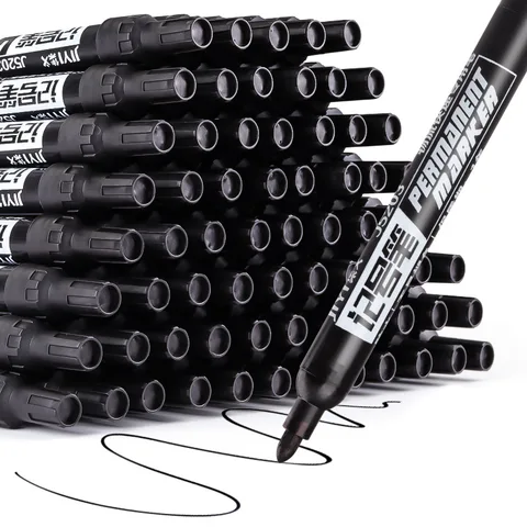 Маркер черная линия маркер на масляной основе водостойкая ручка с большим наконечником масляный маркер Экспресс-логистики специально