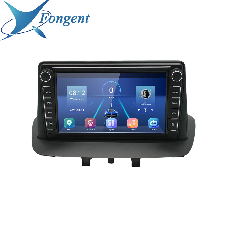 

Автомагнитола 2 Din на Android для Renault Megane 3 Fluence 2008-2014, автомобильный мультимедийный плеер с 9 "экраном и Gps-навигацией, Авторадио