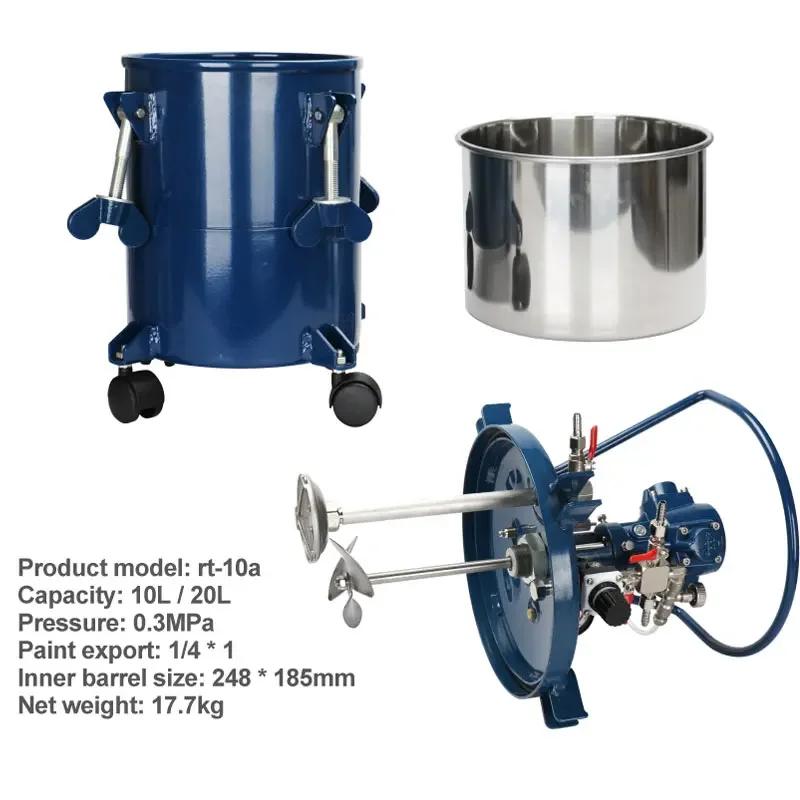 Prona 5 10 20 40 60 литров автоматическая воздушная мешалка резервуар для краски сосуд