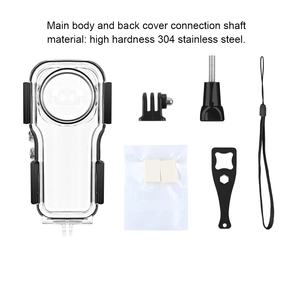 

40m Underwater Waterproof Housing Case Diving Snorkeling Camera Protection Anti-drop Shell Set Guard Accessories