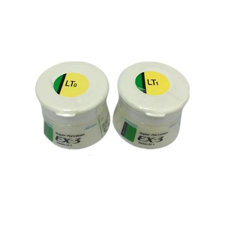 1Box Dental Material Noritake EX-3 Porcelain Powder Super Luster LT0 LT1 TBlue 50g for Metal Porceain