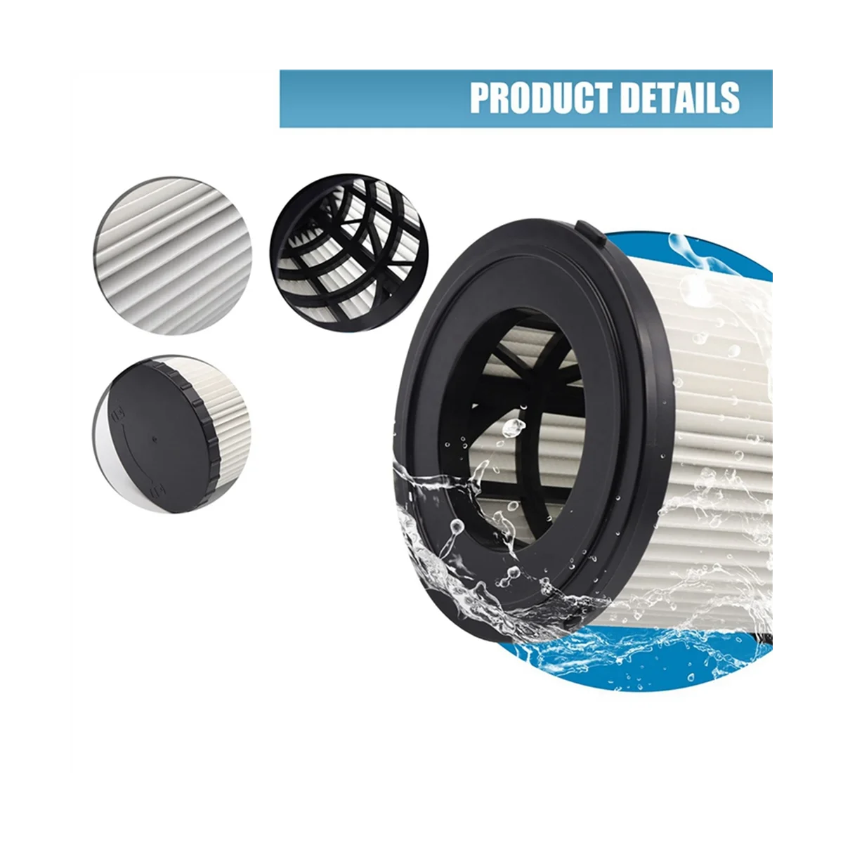 4 упаковки DCV5801H Сменный фильтр Hepa для DCV580 и DCV581H/DCV5801H вакуумный