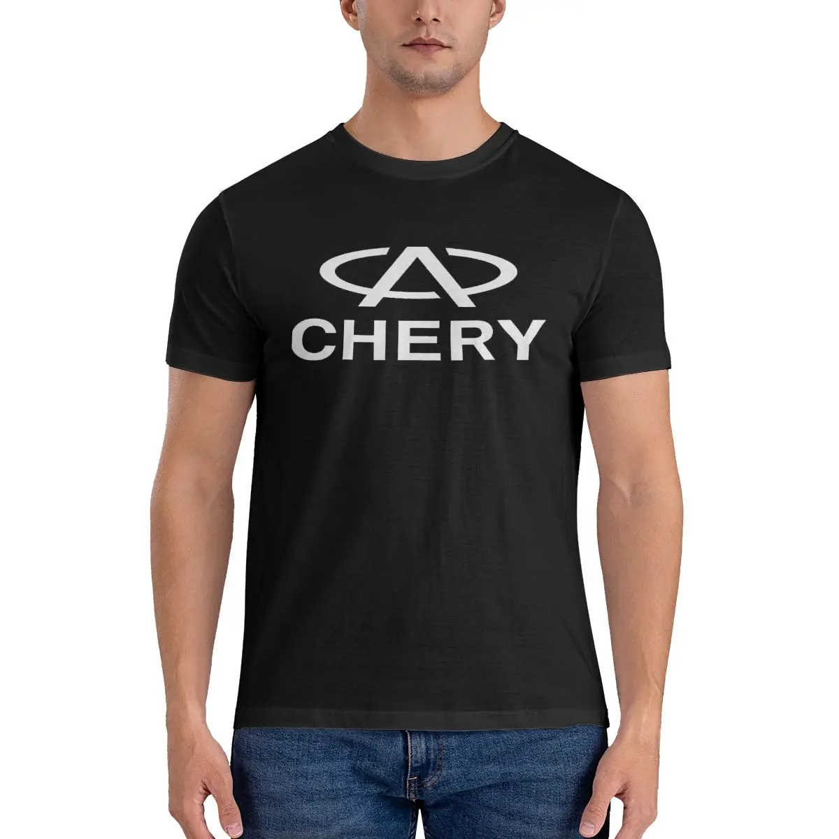 

Chery Fashion T Shirt Printed Cotton Men's T-Shirt Men Tops Funny Short Sleeve Tee