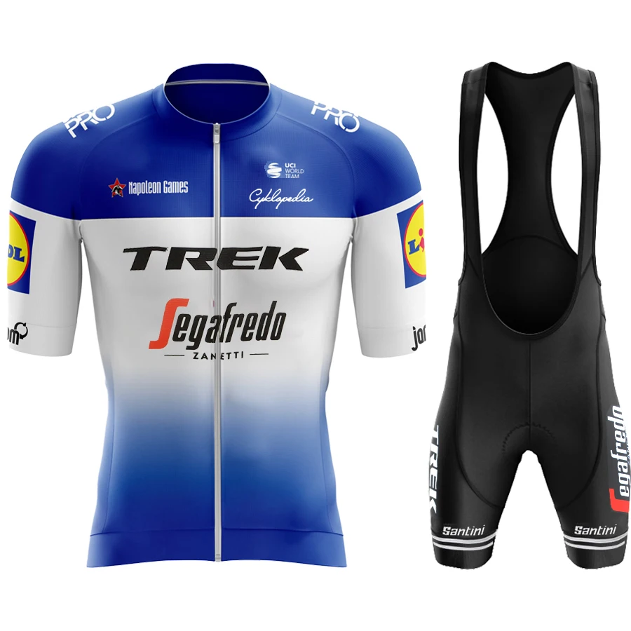 

Cycling Jersey TREK Team 2023 Set Men Cycling Clothing Road Bike Shirts Suit Bicycle 19D Gel Bib Short MTB Ropa Maillot Cyclisme