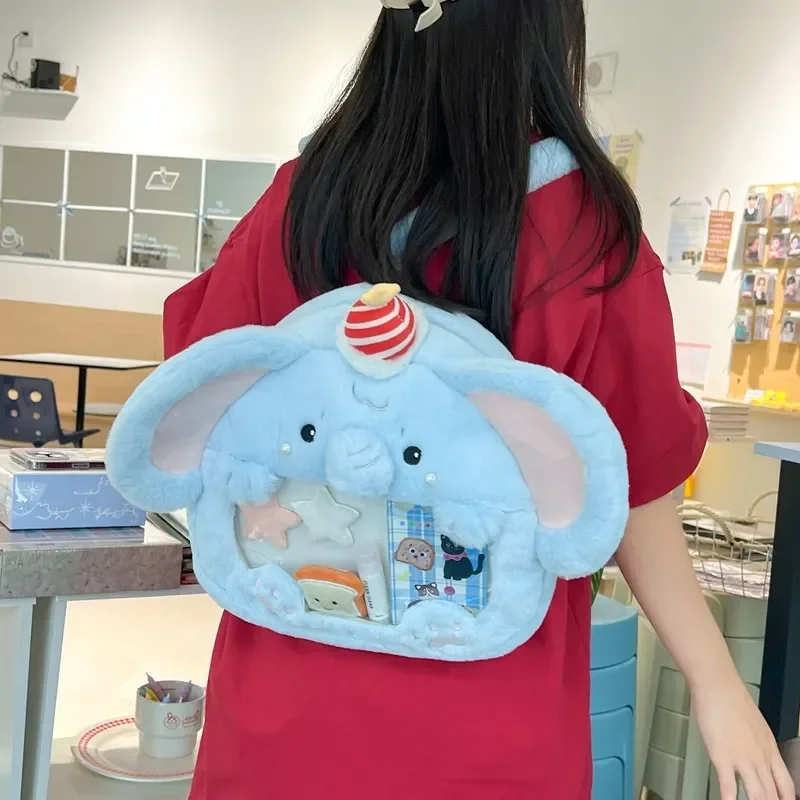 Японский Плюшевый Рюкзак Мори С Героями Мультфильмов Большая Вместимость