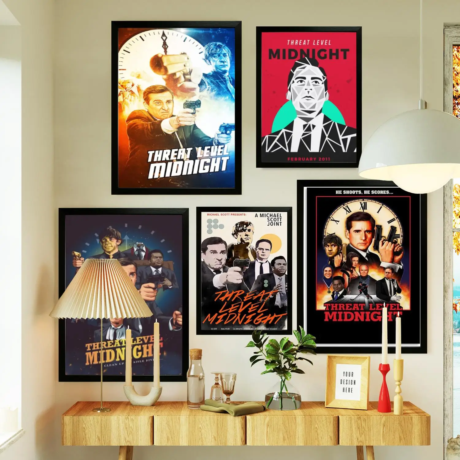 Низкий уровень полуночи постер с фильмом принты настенное искусство холст