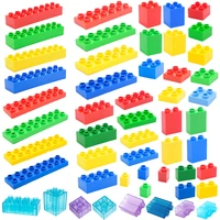 moc big building blocks compatible with duploes base bricks thick thin square assemble childrens diy educational creative toys