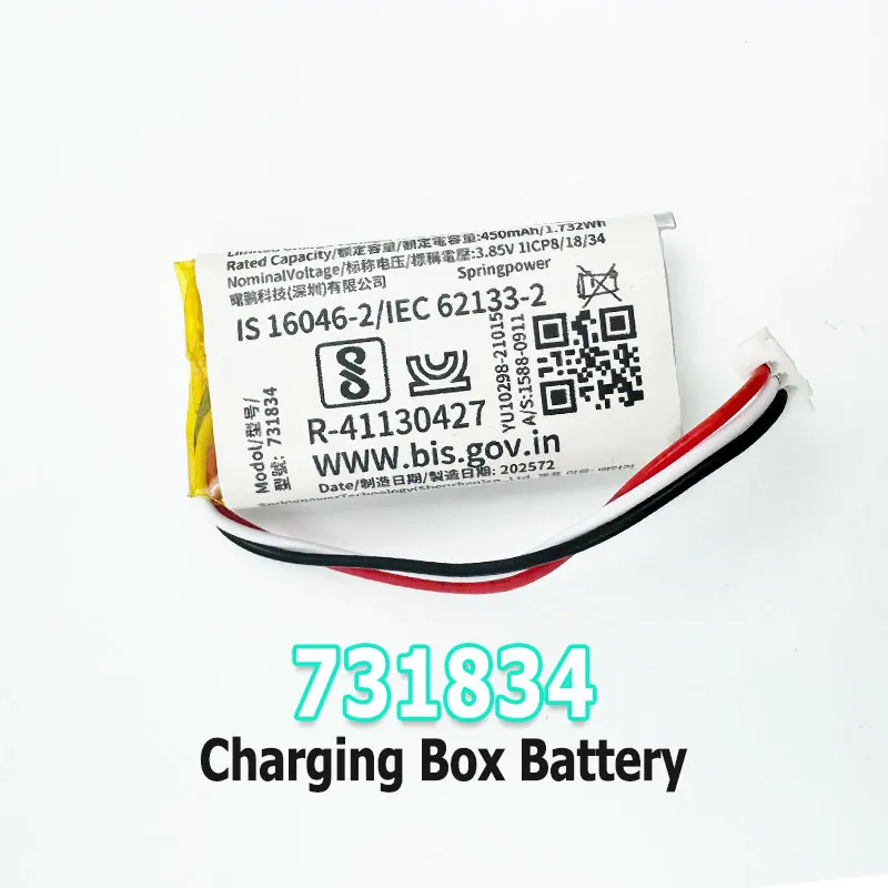 Фото Совершенно новый аккумулятор для ZeniPower Z52H 731834, для Sony LinkBuds S WFLS900N/B, настоящие беспроводные наушники, чехол для зарядки + инструменты №3
