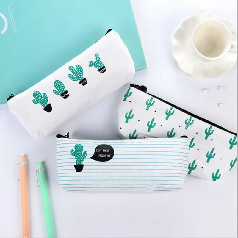 

Fresh Zakka Pastoral Style Floral Canvas in the Mood for Love Student Pencil Case Pastoral Floral Pencil Case
