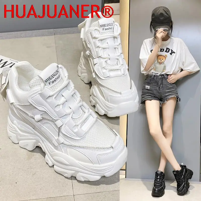 

Brand Design Trendy White Women Dad Shoes Summer Chunky Sneakers Platform Casual Shoes Fashion Women's Sneakers Classic Trainers