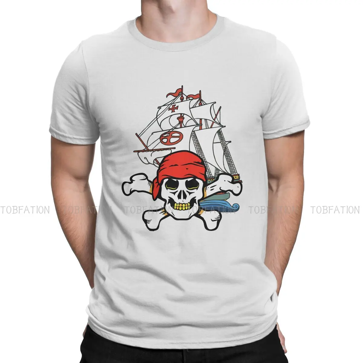 

Tribe Pirates TShirt For Men Monkey Island Game Clothing Style T Shirt Comfortable Printed Fluffy Creative Gift