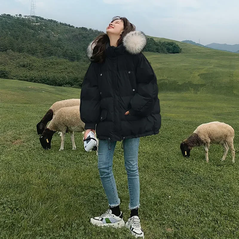 Женская одежда большого размера на хлопковом наполнителе новинка зима 2024 куртка