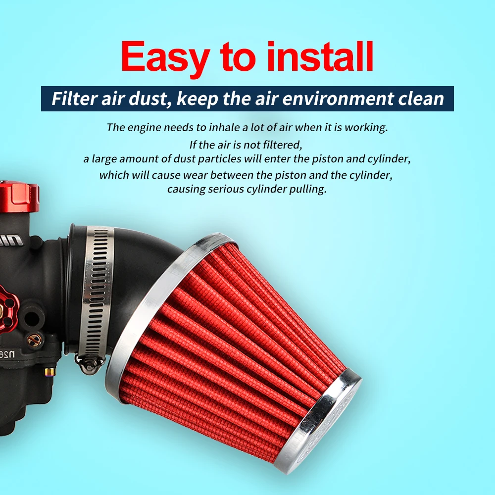 NIBBI мотоциклетный карбюратор воздушный фильтр комплект впускного коллектора PE24