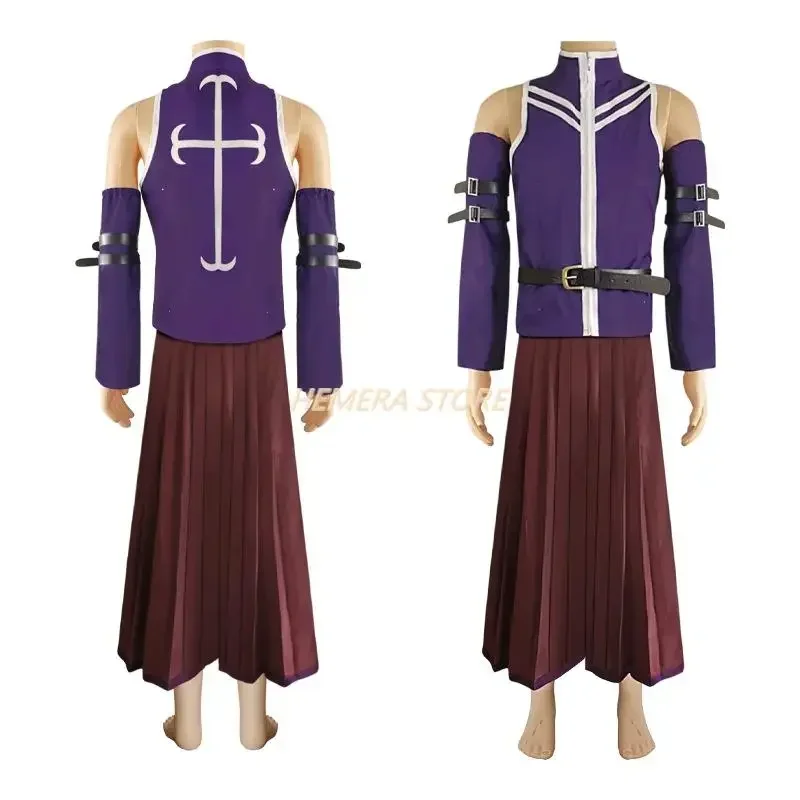 Женский костюм для косплея из аниме серое пальто Fullbuster юбка аксессуары парик