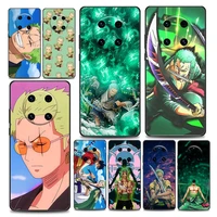 japan anime one piece zoro pirate phone case for huawei y6 y7 y9 2019 y5p y6p y8s y8p y9a y7a mate 10 20 40 pro rs soft silicone