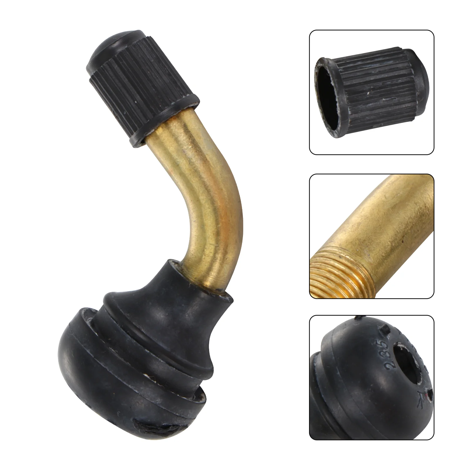 

Stem Tire Extension Adapter Car Wheel Extender Schrader Universal Bent Extensions Tyre Angle Brass Rod Degree Bolt Angled