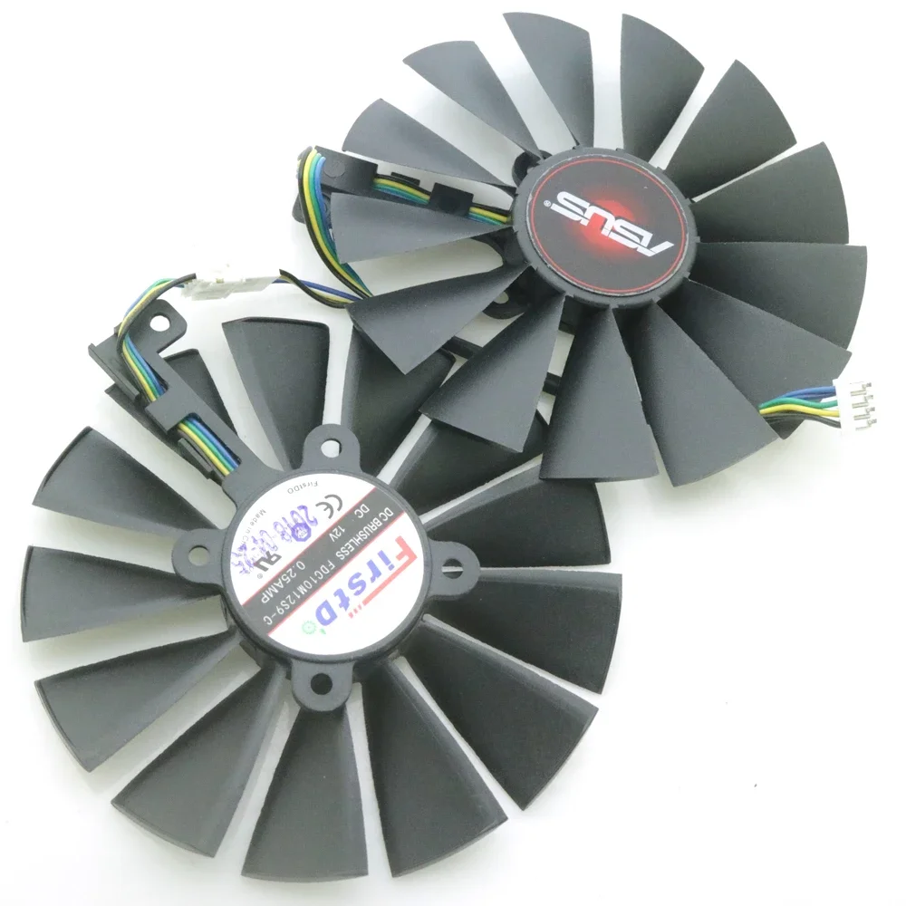 Фото FDC10M12S9-C 12 В 0,25 А 95 мм вентилятор для ASUS CERBERUS-GTX 1070Ti-A8G GTX1070ti CERBERUS ADVANCED кулер для видеокарты охлаждающий вентилятор №5