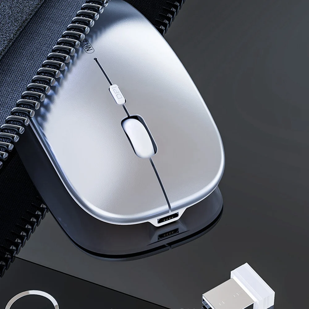 Bluetooth беспроводная мышь с USB-подзарядкой для ноутбука компьютера ПК Macbook игровая