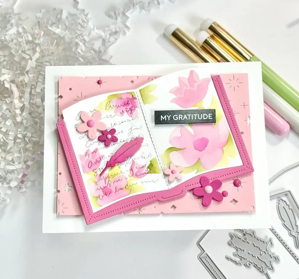 Piggy Craft металлические штампы для резки пресс-форма конверт книги перо скрапбук