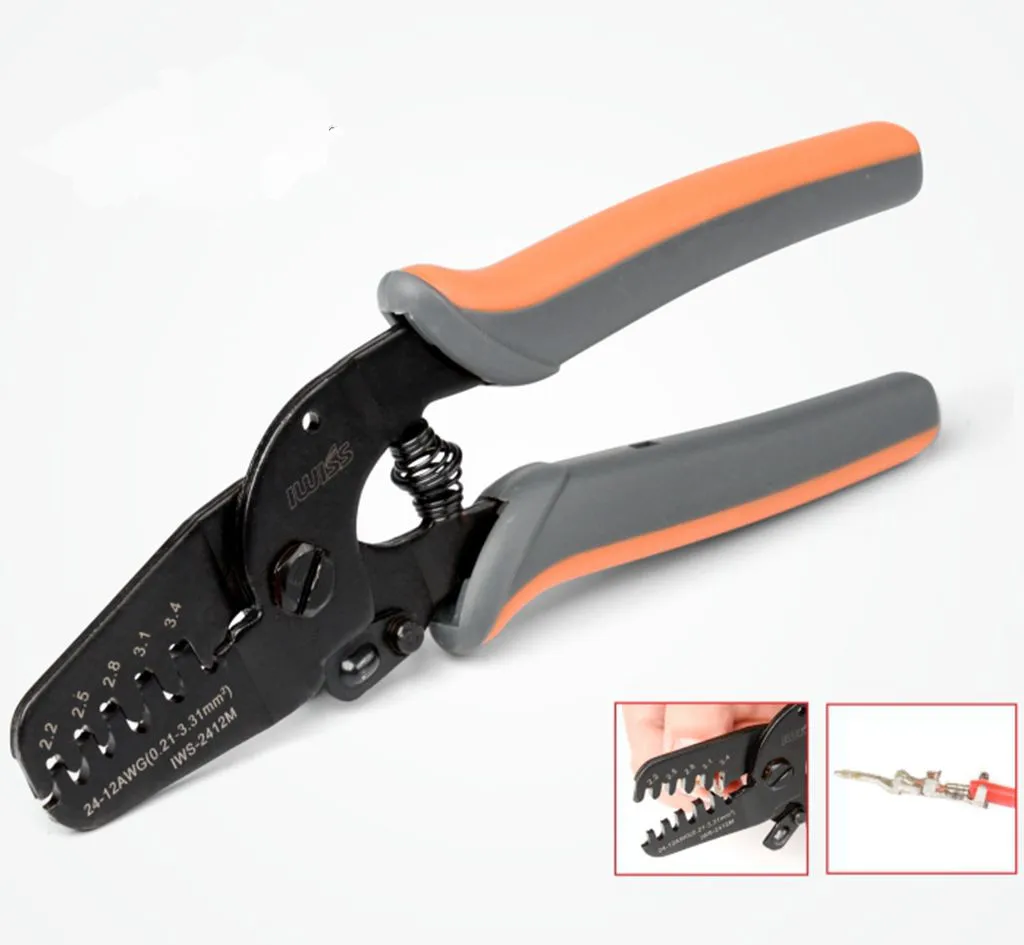 

1PC Multi Function Wire Cutter Open Barrel Crimping Tools Pliers for 28-20AWG JAM, Molex, Tyco, JST Crimper Terminal/Connectors