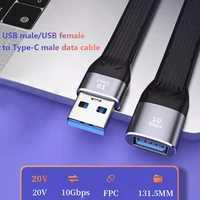 the newultra short usb c cable usb 3 1 10gbps cable usb type a to usb c 3 1 data transfer cable fast charging sync data wire