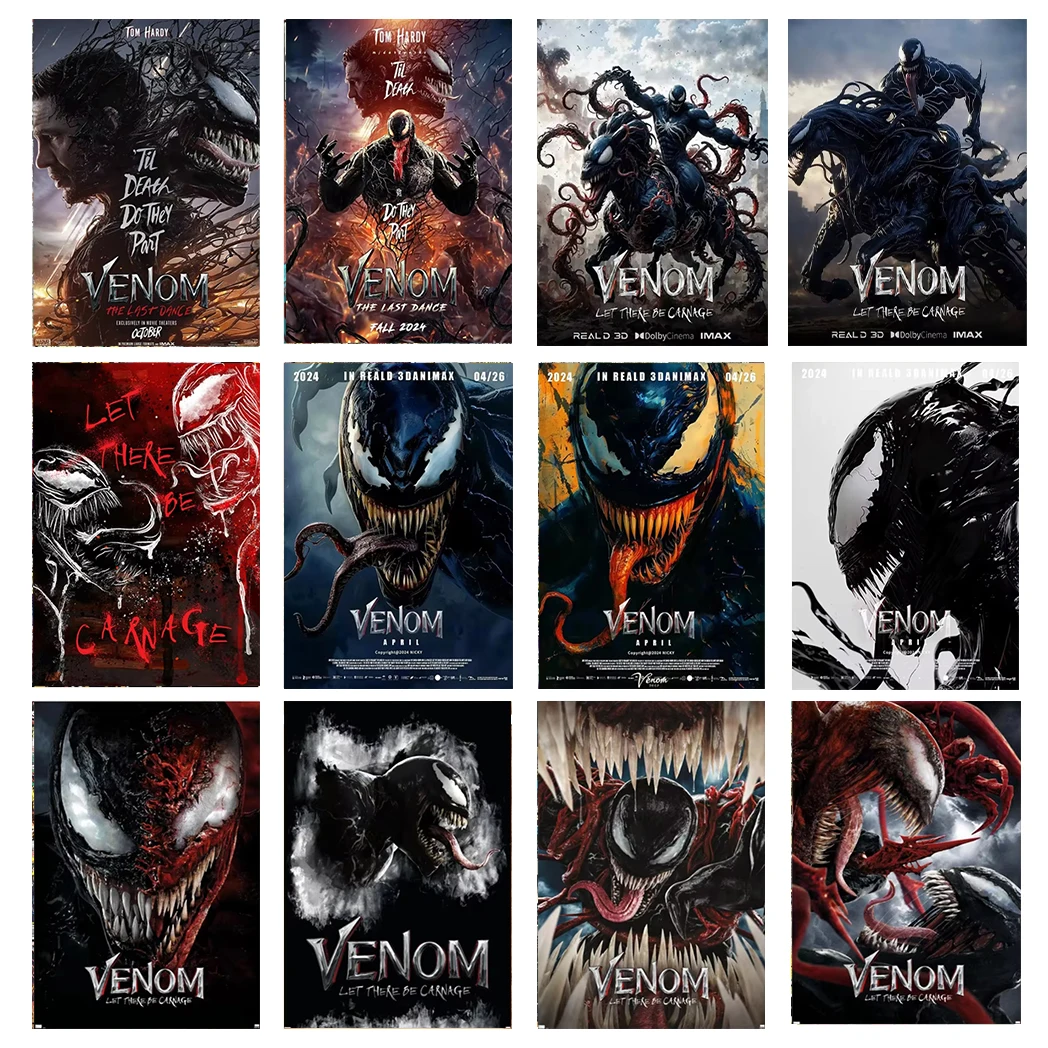MIONISO постер фильма Marvel Venom The Last Dance холст настенная художественная печать роспись