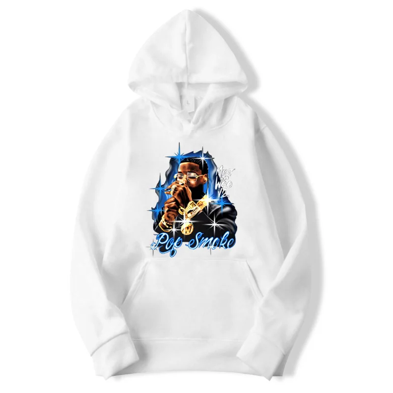 

Streetwear Hip Hop Pop Smoke Man women Hoodies Vintage Rapper Clothes Autumn Winter Fleece Hooded Sweatshirts Boy Hoody