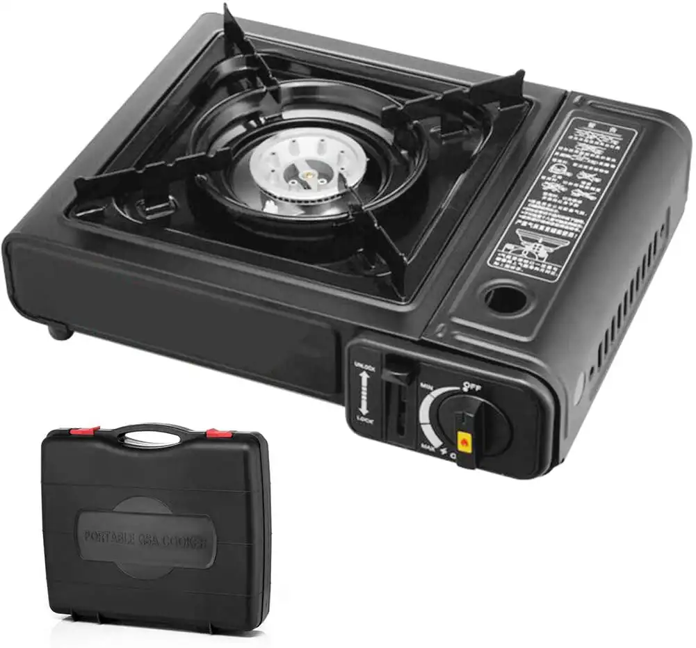 

1 Burner Portable Butane Camping Stove Outdoor Gas Stove Cooking Grill