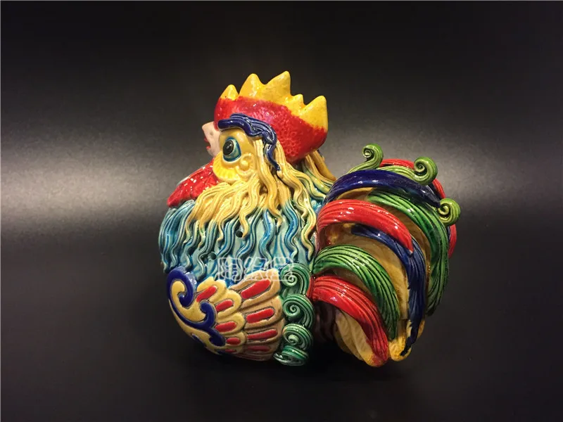 

Ceramic crafts doll animal cute chicken living room home simple creative decoration lovely color porcelain ornament